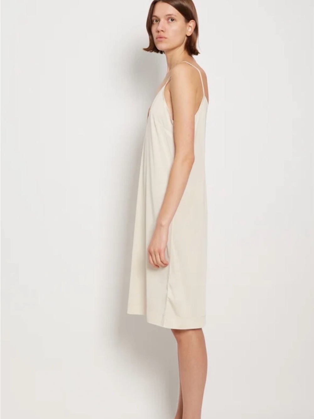 NWT dries van noten hunia slip camisole dress sz L ecru $350 - Picture 2 of 9